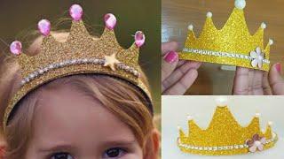 HAPPY BIRTHDAY CROWN FOR BABY GIRL/BIRTHDAY CROWN 2021/SUPER FAST BIRTHDAY CROWN 2021/| NO GLUE GUN