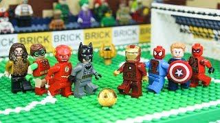 LEGO Superhero Avengers vs Justice League Football Championship