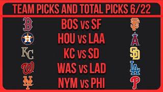 MLB Picks Today 6/22/25 | MLB Picks & Predictions Today 6/22/25