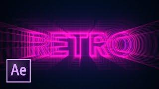 Retro Style Text Animation Tutorial in After Effects | After Effects Tutorial