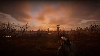 Beautiful sunset in STALKER 2