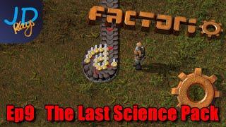 Ep9 The Last Science Pack ️ Factorio Rocket Rush ️ Gameplay, Lets Play