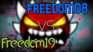 Freedom19 vs Freedom08 - Geometry Dash 2.11