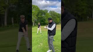 Shhh… I got a secret  Watch closely or you’ll miss it! #GolfMagic #TrickShotTime #golf #golfer #g