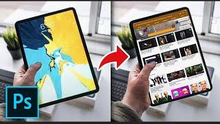How to Replace a Screen in Photoshop | How to Add Images on Screen Mockups using Photoshop