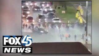 Stunt driving incident near Baltimore Inner Harbor