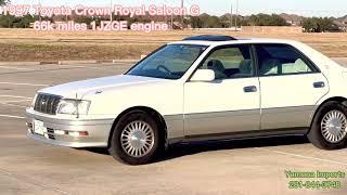 1997 Toyota Crown Royal Saloon 1JZGE 2.5L 66k miles review