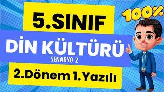5. Sınıf Din Kültürü 2. Dönem 1. Yazılı Soruları - Açık Uçlu #2024