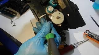 Repair for HP Designjet 500/800/510/500+ Check/Clean/Replace The Service Station ERROR: 21:10/21:11