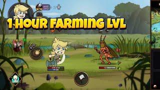 1 hour farming lvl in Hero Tale  | Hero Tale 1 час фармим уровень