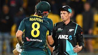 Australia Win Last Ball Thriller | SHORT HIGHLIGHTS | BLACKCAPS v Australia | T20I 1 Sky Stadium