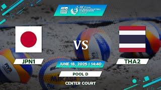 JPN 1 - THA 2/Main Draw/ 6th Asian U21 Beach Volleyball Championships 2025