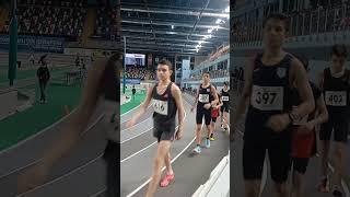 U18 Türkiye Salon Şampiyonası Erkekler 1500 metre serileri