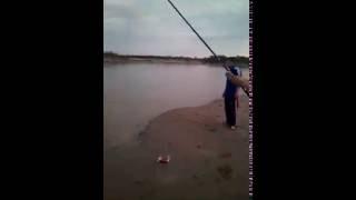 FISHING WITH A BEER BOTTLE HAHAHA