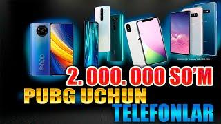 2024 YILDA PUBG MOBILE UCHUN YAXSHI TELEFONLAR