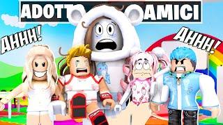 ADOTTO I MIEI AMICI SU ROBLOX!