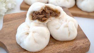 Classic Steamed Siopao Asado Soft and fluffy