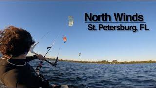 Kiteboarding North Winds in St Petersburg Florida