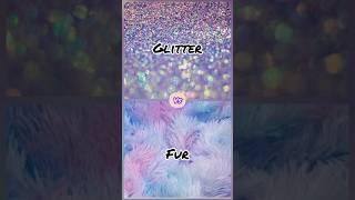 Choose Glitter   Fur .#shorts #fashion