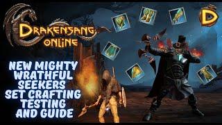 New Mighty Wrathful Seekers Set Crafting, Testing, Guide, Drakensang Online, Drakensang, Dso, mmo