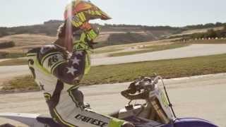 Valentino Rossi, Guy Martin und Thomas Chareyre auf Rossi's Ranch