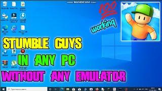 HOW TO DOWNLOAD STUMBLE GUYS WITHOUT BLUESTACKS IN LOW END PC |working