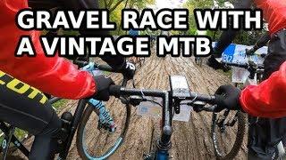 Gravel race with the 1995 GT bike - crash video included