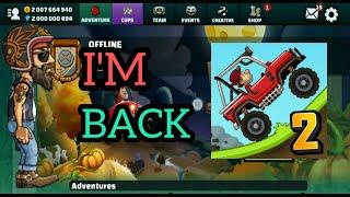 I'M BACK! | HILL CLIMB RACING 2 | MY ACCOUNT AND GAMEPLAY