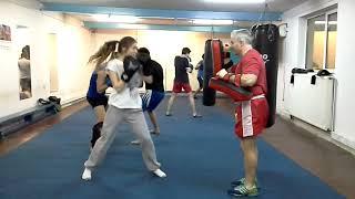 Aryana cobo Palmare Kickboxing Clubul Shinpo Bucuresti antrenata de Florin Anghel