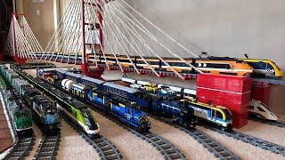 Epic LEGO Train Set with a Lego City and a Lego Fairground