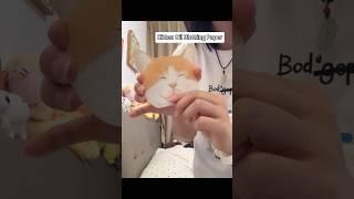 The designer is too creative.#cat #kitten #blottingpaper #funny #cute #creative #design #gift