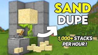 BEST WORKING SAND FARM in 1.21 Minecraft Bedrock !