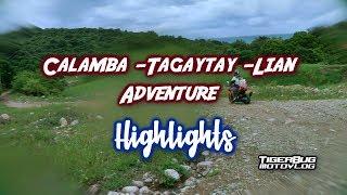 TIGERBUG MOTOVLOG Highlights - Calamba - Tagaytay - Lian Batangas Adventure Ride