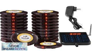 VEVOR Restaurant Pager System Wireless 500m Long Range Lineup Waiting Queue Signal Review