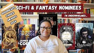 Reacting to the 2024 Goodreads Choice Awards Fantasy & Sci-fi Nominees