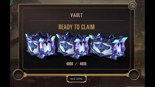 LoR - max level weekly vault : 3 Diamonds Chests