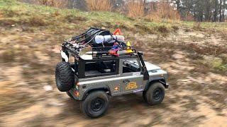 Land Rover Defender D90 off-road adventure | RC Car MN99s