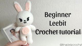 [Skzoo crochet tutorial #2] How to crochet stray kids skzoo Leebit Beginner friendly️