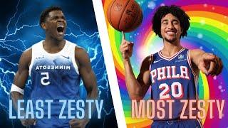 Ranking NBA Players by Least to Most Zesty