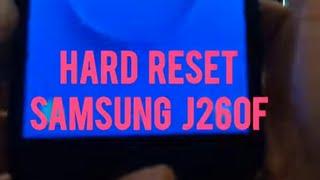 HARD RESET SAMSUNG J2 CORE android 8.1 (J260F) самый простой метод,