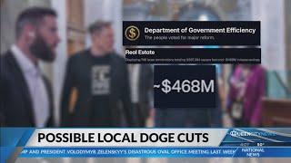 Which Charlotte federal facilities have been impacted by DOGE lease terminations?