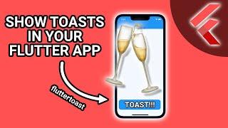 Show Toasts In Your FLUTTER APP (fluttertoast) #Flutter #AppDevelopment #Web