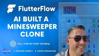 Build a #FlutterFlow MineSweeper Game using AI - Full Walkthrough