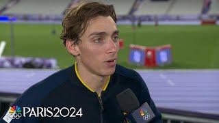 Mondo Duplantis 'channeled the energy of the crowd' on world record pole vault | Paris Olympics