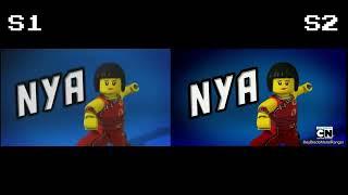 Ninjago Season 1 Intro vs Season 2 intro