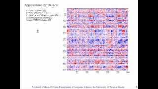 Opinionated Lessons in Statistics: #47 Low-Rank Approximation of Data