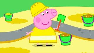 Peppa Builds A Road!  | Peppa Pig Tales Full Episodes