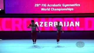 Azerbaijan (AZE) - 2022 Acrobatic Worlds, Baku (AZE) - Balance Qualification  Men's Pair