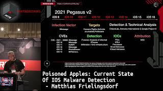 #HITB2023AMS D1T1 - Current State Of IOS Malware Detection - Matthias Frielingsdorf