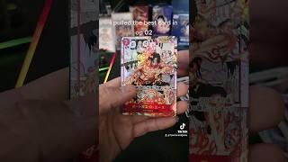 I pulled a $1000 card! manga ace one piece trading card #onepiece #onepiececardgame #anime #tcg